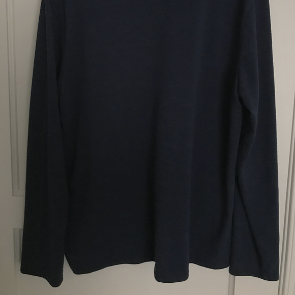 Onia Chad Long Sleeve - Navy - Picture 3 of 5